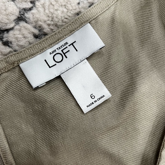 Ann Taylor Loft Khaki Dress - Picture 6 of 11